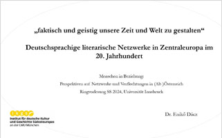 Vortrag in Innsbruck